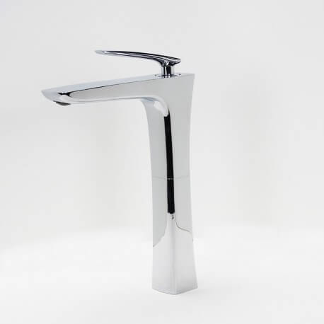 Robinet mitigeur lavabo surélevé chromé  concep't| Rue du Bain