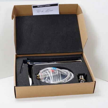 Robinet mitigeur lavabo surélevé chromé  concep't| Rue du Bain