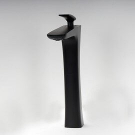 Grifo negro de lavabo alto Concep 2