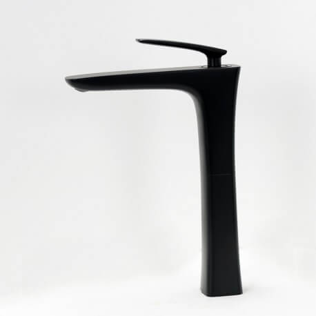 Black washbasin faucet high Concep't