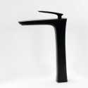 Black washbasin faucet high Concep't