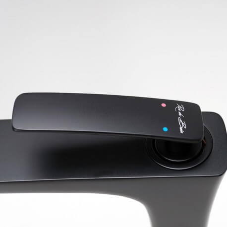 Black washbasin faucet high Concep't