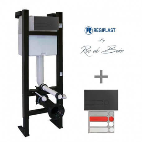 Supporto + piastra nera con set di colori