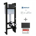 Bâti-support + plaque noire avec jeu de couleur