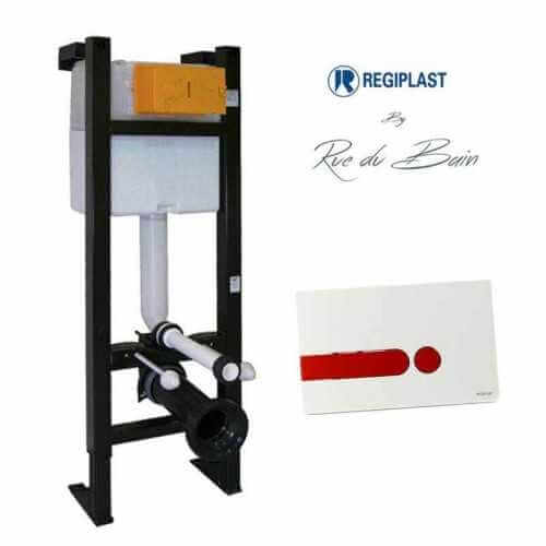 Bâti-support avec plaque blanche et jeu de couleur | Rue du Bain