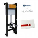 Bâti-support avec plaque blanche et jeu de couleur | Rue du Bain