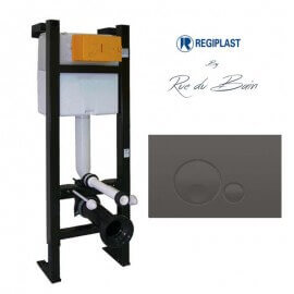 Building-support with black globe plate