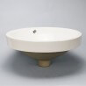 Vasque Semi Encastrable Ronde - Céramique - 45 cm -  Rani