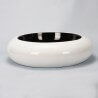 Blanco y Negro Galet Poser Vasque - Cerámica - 49 cm - Arco