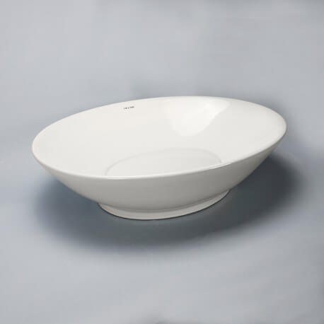 Oval pose tank with ceramic cover Dump