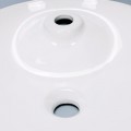 Vasque à poser ronde - céramique blanc brillant - 44 cm - Lodge | Rue du Bain