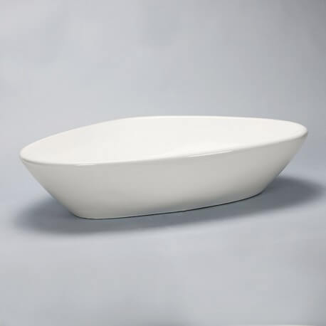  Asymmetrisches Aufsatzwaschbecken aus Keramik Young |Bather Straße