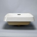 Semi built-in ceramic square vase Club