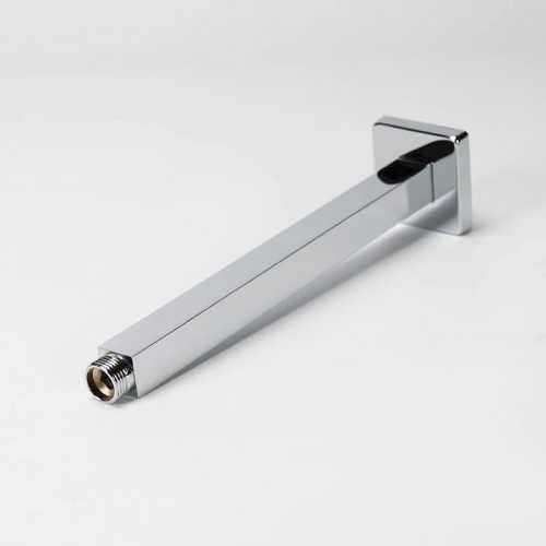 Bras quadrato soffitto doccia testa cromata