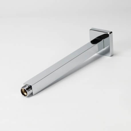 Bras quadrato soffitto doccia testa cromata