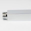 Bras quadrato soffitto doccia testa cromata