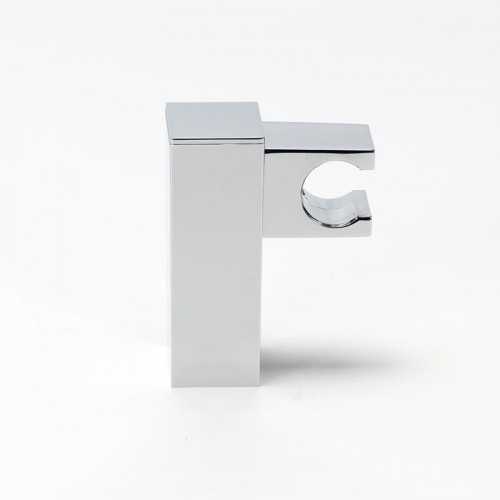 Soporte para duchas cuadradas cromadas