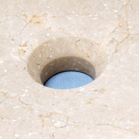 Beige Stone Round Layout Vasc Lovely 