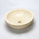 Laying pan bowl beige stone Strass