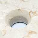 Laying pan bowl beige stone Strass