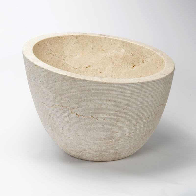 Bol Asymétrique En Céramique ASA - Longueur 22,5 Cm - Design épuré, Lavable Au Lave-vaisselle