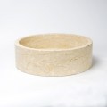 Vasque à poser bol pierre beige Aloha| Rue du Bain