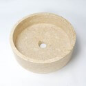 Vasque à poser bol pierre beige Aloha| Rue du Bain
