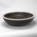  Vase redondo negro piedra natural Stylish Rue du Bain 