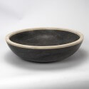  Vase redondo negro piedra natural Stylish Rue du Bain 
