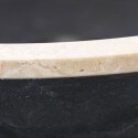  Vase redondo negro piedra natural Stylish Rue du Bain 