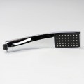 Hand shower Chromée/Black Carrée 1 jet