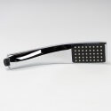 Hand shower Chromée/Black Carrée 1 jet