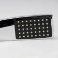 Ducha de mano Chromée/Black Carrée 1 jet