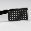 Hand shower Chromée/Black Carrée 1 jet