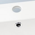 Square ceramic recessed basin Bent