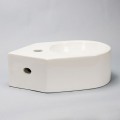 White Ceramic Round Hand Washing Machines Style