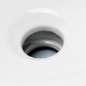 White Ceramic Round Hand Washing Machines Style