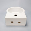 White ceramic round hand wash Moon