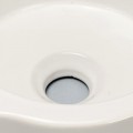 White ceramic round hand wash Moon