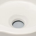 White ceramic round hand wash Moon