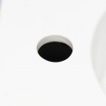 White ceramic round hand wash Moon