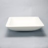 Vaso di posa quadrata - Solid surface White Mat - 42x42 cm - Xeno