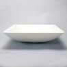 Vaso di posa quadrata - Solid surface White Mat - 42x42 cm - Xeno