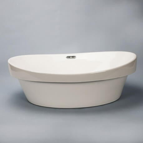 Vasque semi-encastrable céramique Soft | Rue du Bain