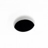 High Round Posing Tank - Solid surface White Mat - 40 cm - Nature