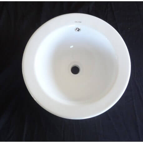 Vasque à poser ronde céramique Sigma | Rue du Bain