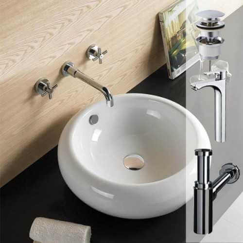 Pack Vasque Ove et Robinet Smart | Rue du Bain