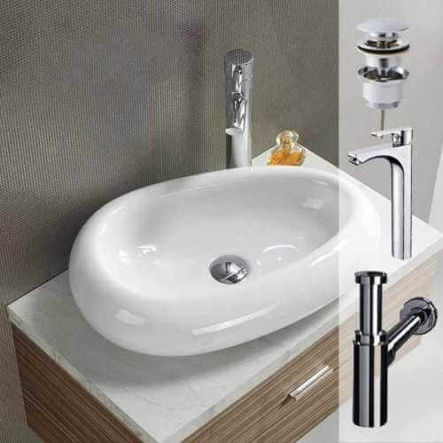 Pack Vasque Origin + Robinet Smart | Rue du Bain