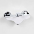 Faucet Shower Mitigeur Mural Chromé/Blanc - Concep't