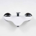 Faucet Shower Mitigeur Mural Chromé/Blanc - Concep't